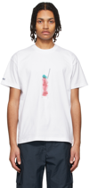 Jacquemus Ssense Exclusive White 'le T-shirt Cocktail' T-shirt In 1ay White