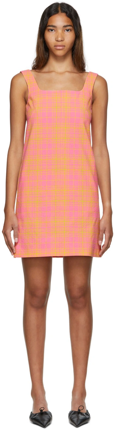 Sportmax Bisous Dress In Shocking Pink