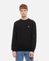 Maison Kitsuné Maison Kitsune' "fox Head" Cotton Sweatshirt In Black
