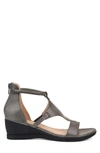 Journee Collection Collection Women's Trayle Sandal Wedge In Grey