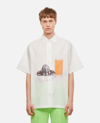 Jacquemus Graphic-print Short-sleeved T-shirt In White