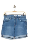 Kensie 7" Double Roll Cuff Shorts In Birnbeck