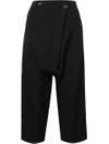 SONG FOR THE MUTE SONG FOR THE MUTE CROPPED TROUSERS - BLACK,FW16WPT005TGDNBLK11759789