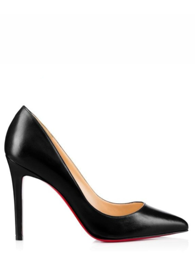 Christian Louboutin Pigalle 100 Leather Pumps In Nero