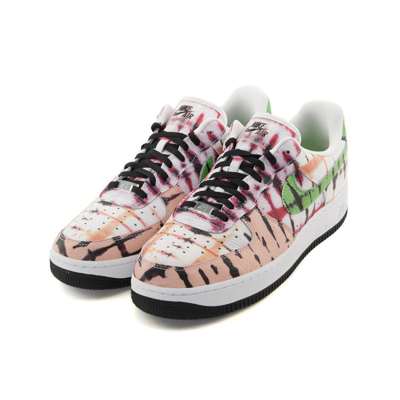 Nike Air Force 1 Low "black Tie-dye" Sneakers In Multicolour
