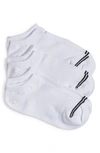 Stems Three Pack Training No Show Socks In White