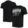 JUNK FOOD JUNK FOOD BLACK LAS VEGAS RAIDERS THROWBACK T-SHIRT