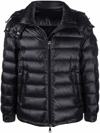 Moncler Dalles Hooded Quilted Padded Shell Down Jacket In Nero