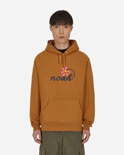 Noah Florist Hooded Sweatshirt In Brown