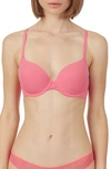 On Gossamer Sleek Micro Convertible T-shirt Bra In Azalea Pink