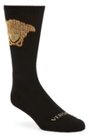 Versace Jellyfish Socks In Black