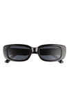 AIRE CERES 51MM RECTANGULAR SUNGLASSES