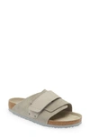 Birkenstock Kyoto Slide Sandal In Stone Coin