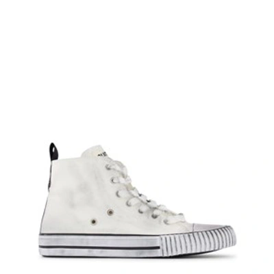 NUNUNU NUNUNU BLACK/NATURAL NU MIX HIGH-TOP TRAINERS NU3451