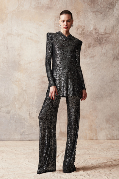 District 5 Boutique Sequin Tunic With Pants