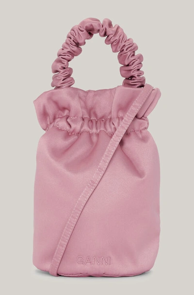 バッグ GANNI Occasion Ruched Top Handle Bag Ganni Ruched Top-Handle Occasion Bag | Olivela