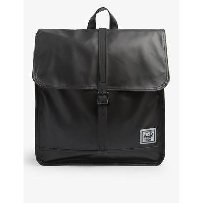 Herschel Supply Co City Medium Recycled-shell Backpack In Black