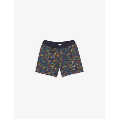 Moschino Babies' Logo-print Stretch-cotton Shorts 3-36 Months In Multi