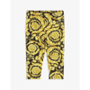 VERSACE MULTI BAROCCO GRAPHIC-PRINT STRETCH-COTTON LEGGINGS 6-36 MONTHS 24 MONTHS