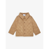 BURBERRY GULLIVER QUILTED COTTON-TWILL JACKET 9-18 MONTHS