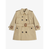 BURBERRY MAYFAIR DOUBLE-BREASTED COTTON TRENCH COAT 6 MONTHS- 2 YEARS