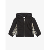 BURBERRY GRAHAM HOUSE CHECK COTTON HOODY 6-24 MONTHS