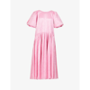 STINE GOYA AMELIA SEQUIN-EMBELLISHED RECYCLED POLYESTER-BLEND MIDI DRESS