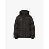 Shoreditch Ski Club Willow Padded Regular-fit Recycled-polyamide Jacket In Black