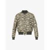 EMPORIO ARMANI CAMO-PRINT COTTON-BLEND BOMBER JACKET