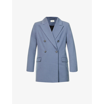 HOLZWEILER STEGASTEIN DOUBLE-BREASTED WOVEN BLAZER 