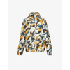 KENZO GRAPHIC-PRINT HIGH-NECK SHELL HOODED JACKET