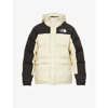 The North Face Himalayan Padded Shell-down Hooded Puffer Jacket In Gravel