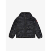 Canada Goose Crofton Quilted Recycled-nylon Hooded Jacket 2-7 Years In Black