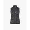 Barbour Otterburn Quilted Padded Shell Vest In Black