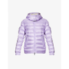 MONCLER MONCLER WOMEN'S WOMENS LILAC DALLES PADDED SHELL-DOWN JACKET