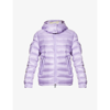 Moncler Dalles Quilted Puffer Jacket In Lilac