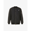 Raf Simons Black Smiley Edition Bomber Jacket In Black