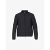 Emporio Armani Logo Puffer Jacket In Black