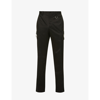 BURBERRY DOVER REGULAR-FIT SKINNY COTTON TROUSERS