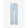 Levi's Ribcage High Waist Ankle Straight Leg Jeans In Ojai Shore