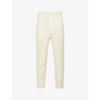 ISSEY MIYAKE PLEATED RELAXED-FIT TAPERED WOVEN TROUSERS