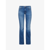 Mother The Weekender Flared High-rise Stretch-denim Jeans In First Mate