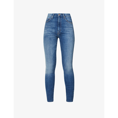 Mother Looker Hover Skinny High-rise Stretch-denim Jeans In First Mate