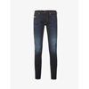 DIESEL SLEENKER FADED-WASH SLIM-FIT STRETCH-DENIM JEANS