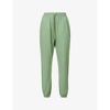 THE FRANKIE SHOP VANESSA TAPERED HIGH-RISE ORGANIC-COTTON JOGGING BOTTOMS