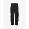 MCQ BY ALEXANDER MCQUEEN RELAXED-FIT STRAIGHT-LEG WOVEN TROUSERS