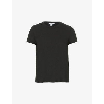 James Perse Womens Black Little Boy Cotton-jersey T-shirt S