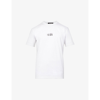 Dsquared2 Icon Logo Printed Cotton Jersey T-shirt In White