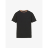 PAUL SMITH STRIPED-COLLAR RELAXED-FIT ORGANIC-COTTON T-SHIRT