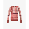 VIVIENNE WESTWOOD DAVID CHECKED COTTON AND WOOL-BLEND JUMPER
